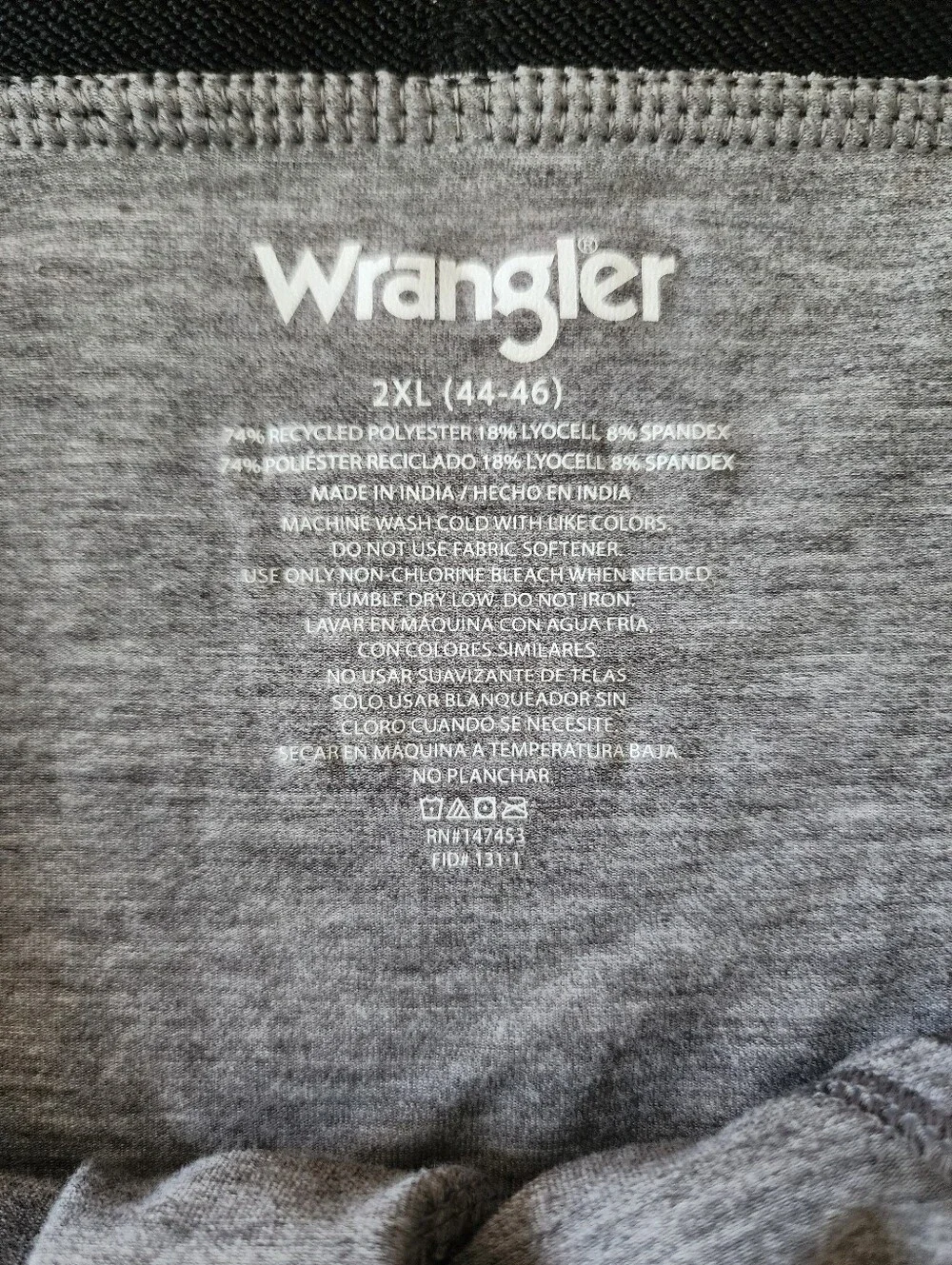 NWOT Wrangler Boxer Briefs 6 Pack- 2XL (44-46)- Grey, Red, Black